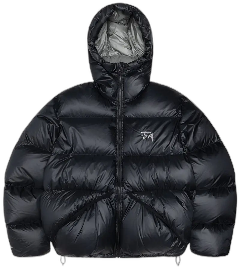 Stussy Down Parka Micro Ripstop Phantom Black